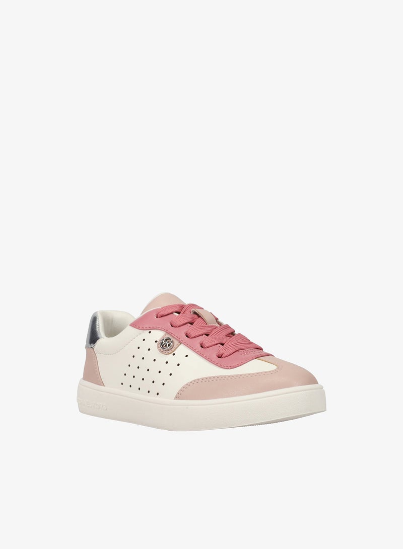 Michael Kors Youth Jem Scotty Lace Up Low Top Sneakers - Image 2