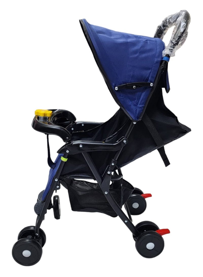 BABYCARA Lightweight Stroller with Adjustable Seat and Convenient Storage Basket - Image 3