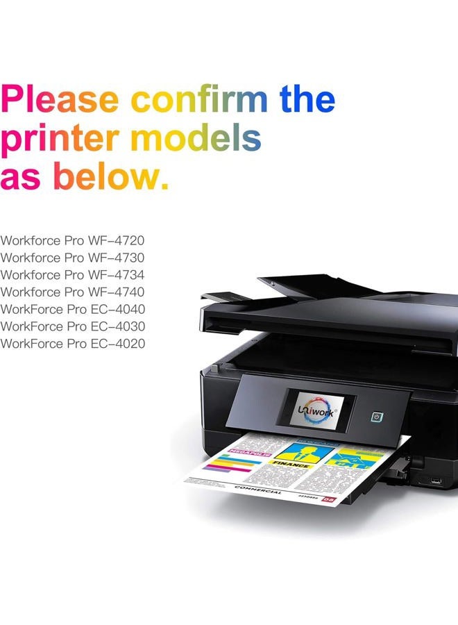 Uniwork Remanufactured Ink Cartridge Replacement for Epson 802XL 802 T802XL T802 use for Workforce Pro WF-4740 WF-4730 WF-4720 WF-4734 EC-4020 EC-4030 Printer Tray (1 Cyan 1 Magenta 1 Yellow 3 Pack) - Image 3