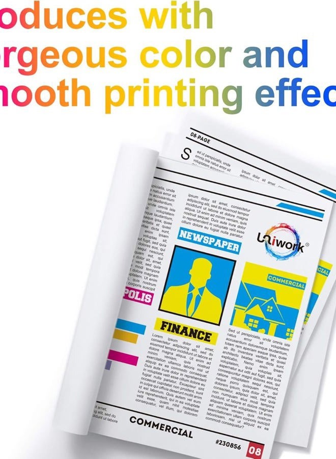 Uniwork Remanufactured Ink Cartridge Replacement for Epson 802XL 802 T802XL T802 use for Workforce Pro WF-4740 WF-4730 WF-4720 WF-4734 EC-4020 EC-4030 Printer Tray (1 Cyan 1 Magenta 1 Yellow 3 Pack) - Image 5