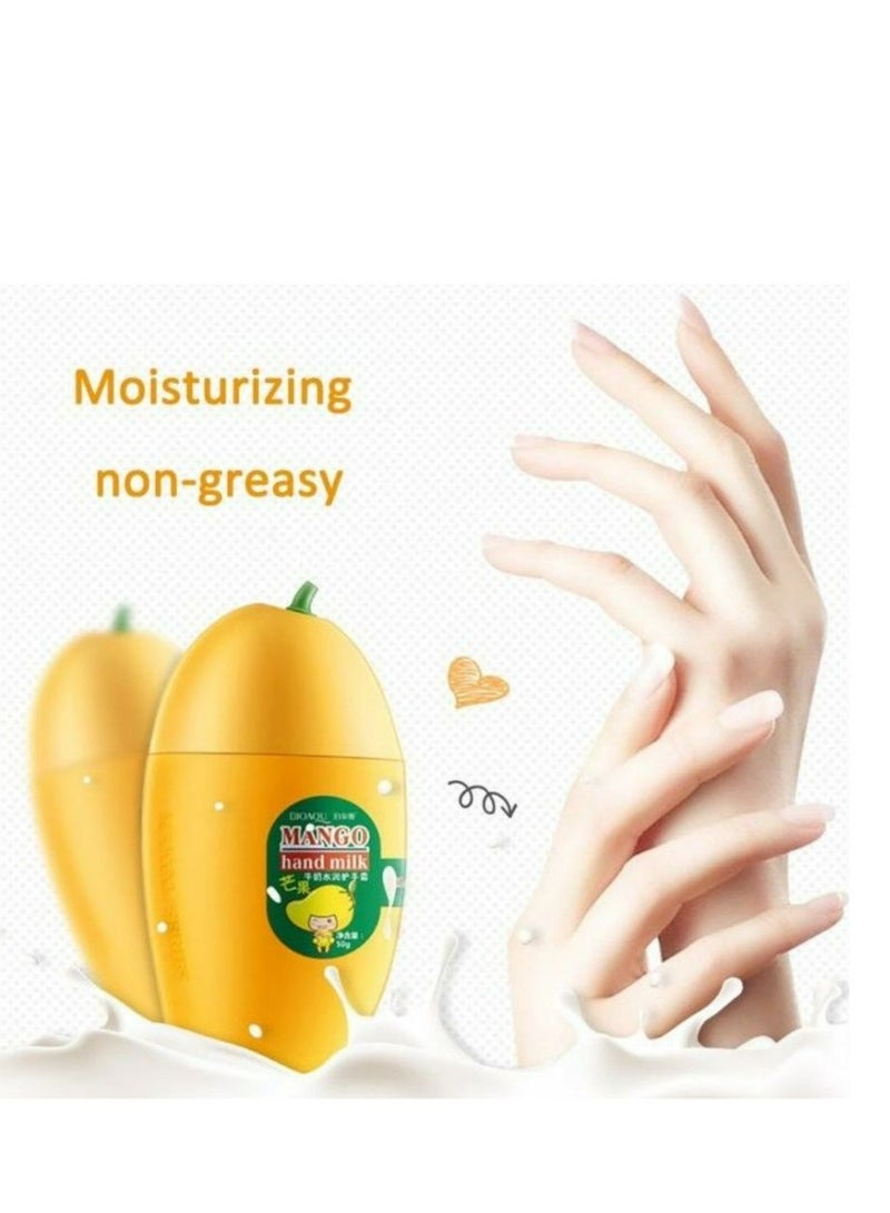 بيو أكوا كريم اليد بحليب المانجو للعناية بالبشرة كريم مرطب ومغذي وناعم لليدين 40 مل - Image 2