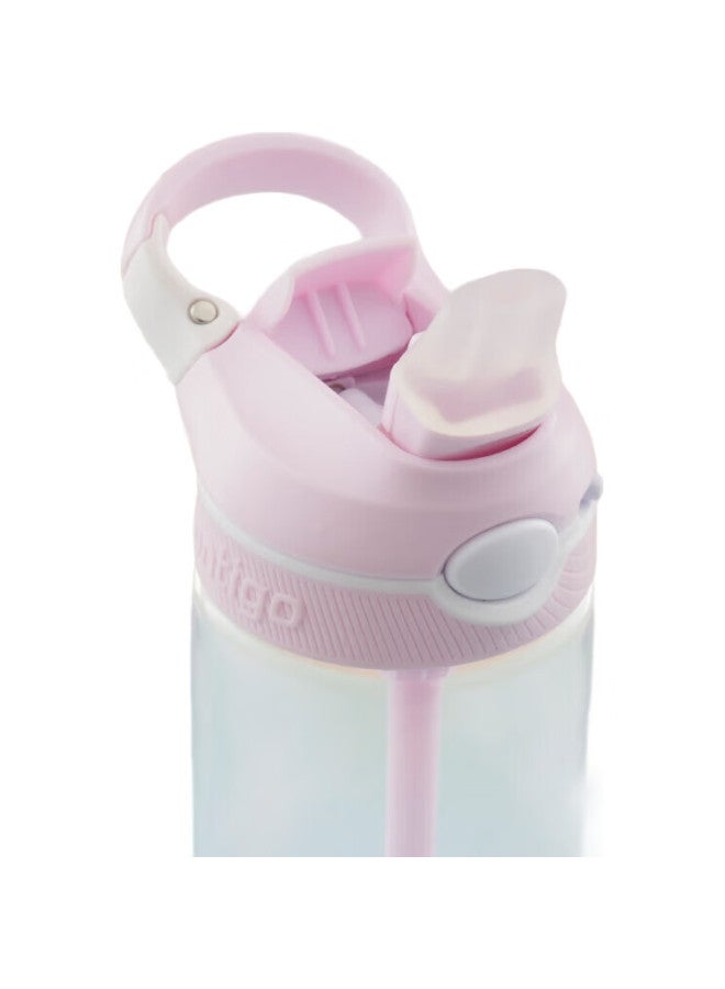 Contigo Kangdike Children'S Plastic Straw Water Bottle, Student Sports Water Cup, 450Ml, Pink And Purple, Hbc-Ash178Mvp - Image 1