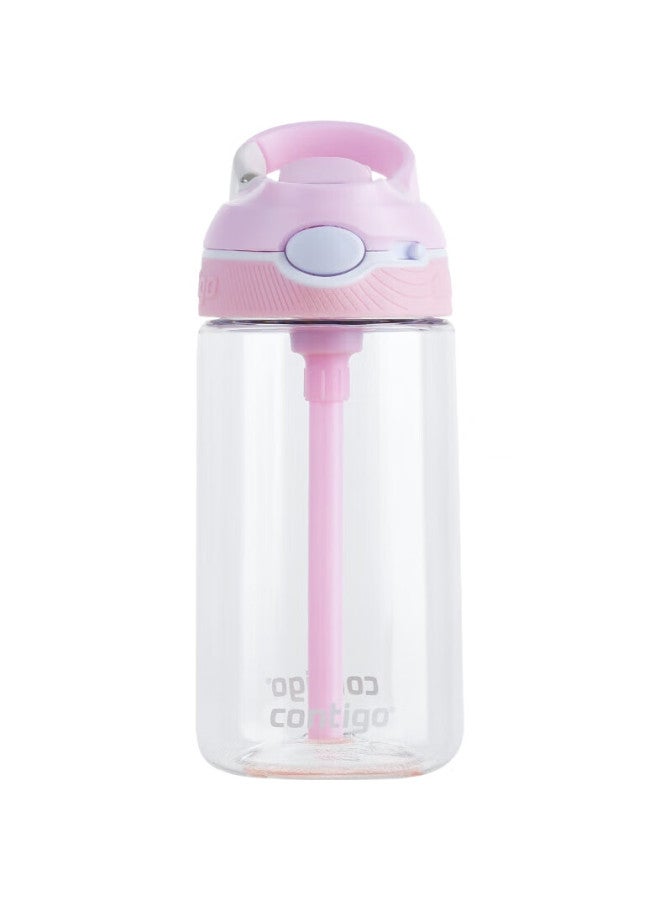 Contigo Kangdike Children'S Plastic Straw Water Bottle, Student Sports Water Cup, 450Ml, Pink And Purple, Hbc-Ash178Mvp - Image 3
