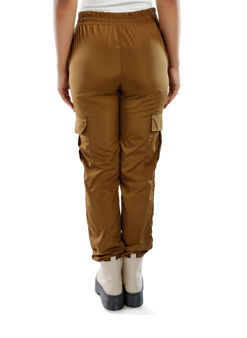 لندن راج بنطلون كارغو عالي الخصر - Image 4