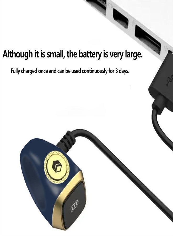 OUD Bukhoor Smart Tasbih Zikr Ring, 20mm Muslim Digital Azan Alarm Clock, Tasbih Counter Smart Ring (Blue) - Image 5