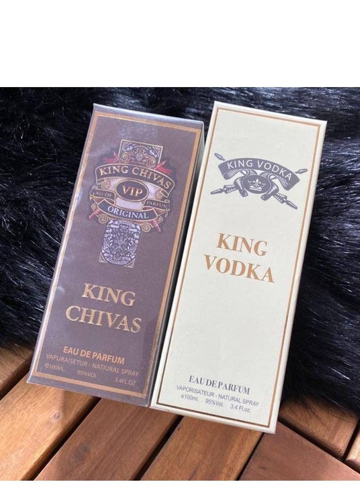 King Offer of two perfumes, King + King Chivas