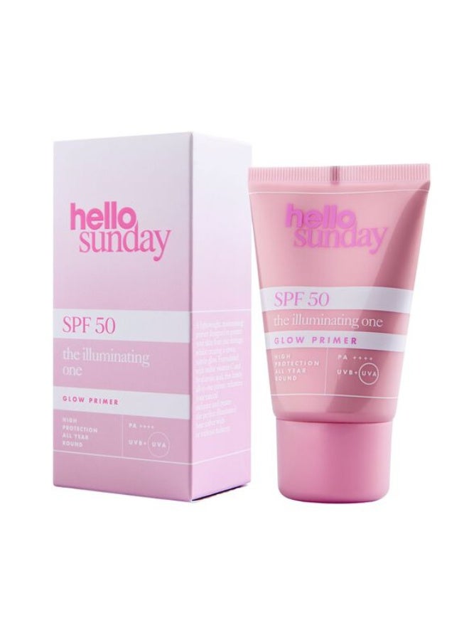 Hello Sunday The Illuminating One Glow Primer SPF50 50ml - Image 4