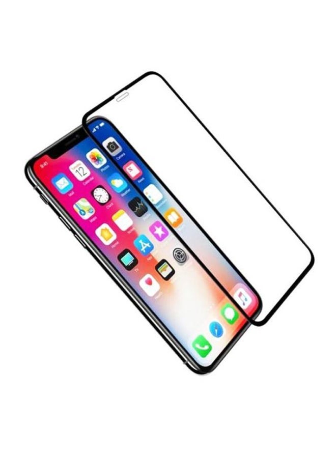vesus Tempered Glass Screen Protector For Apple iPhone X/XS Clear/Black