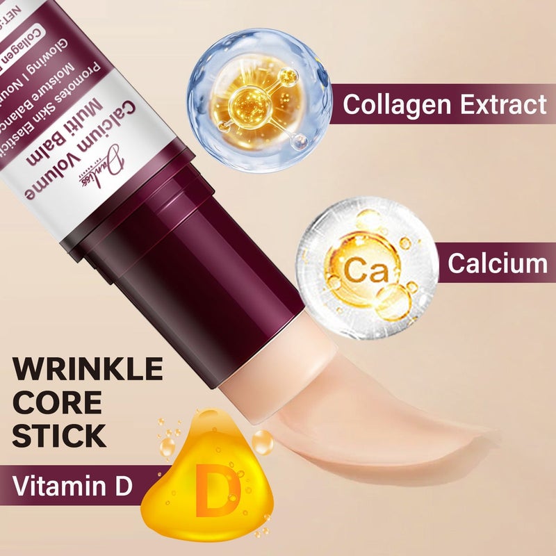 Danliss Calcium Volume Multi Balm 9g - Promotes Skin Elasticity, Moisture Balance, Glowing | Nourishing, Collagen  Extract - Image 2