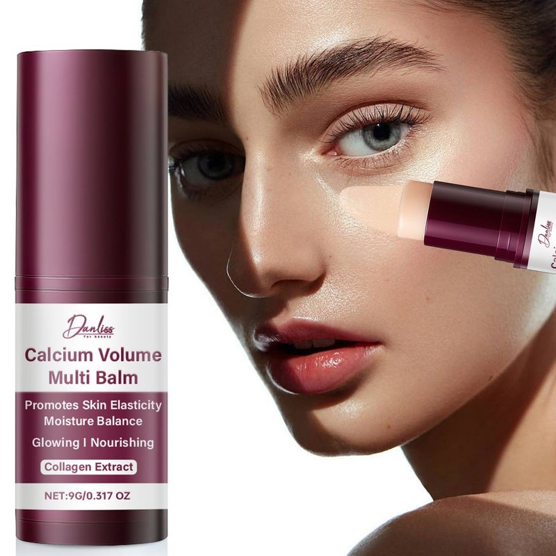 Danliss Calcium Volume Multi Balm 9g - Promotes Skin Elasticity, Moisture Balance, Glowing | Nourishing, Collagen  Extract - Image 1