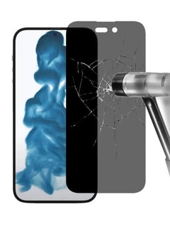 EYE CATCH 5D Anti-Spy Privacy Tempered Glass Screen Protector For Oppo A12 Black  - Image 2