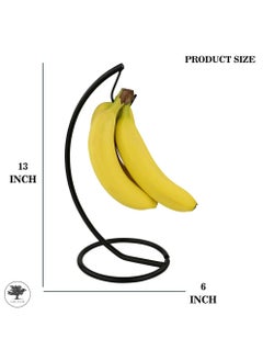 sulfar MS Banana Stand for Dining Table Light Weight & Sturdy (1 Pack) Black  - Image 3