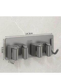 Generic 2 self-adhesive SUS304 stainless steel hooks, clips.Suitable for hooks for brooms, mops, towels, cleaning utensils, and kitchen utensils.  - Image 2