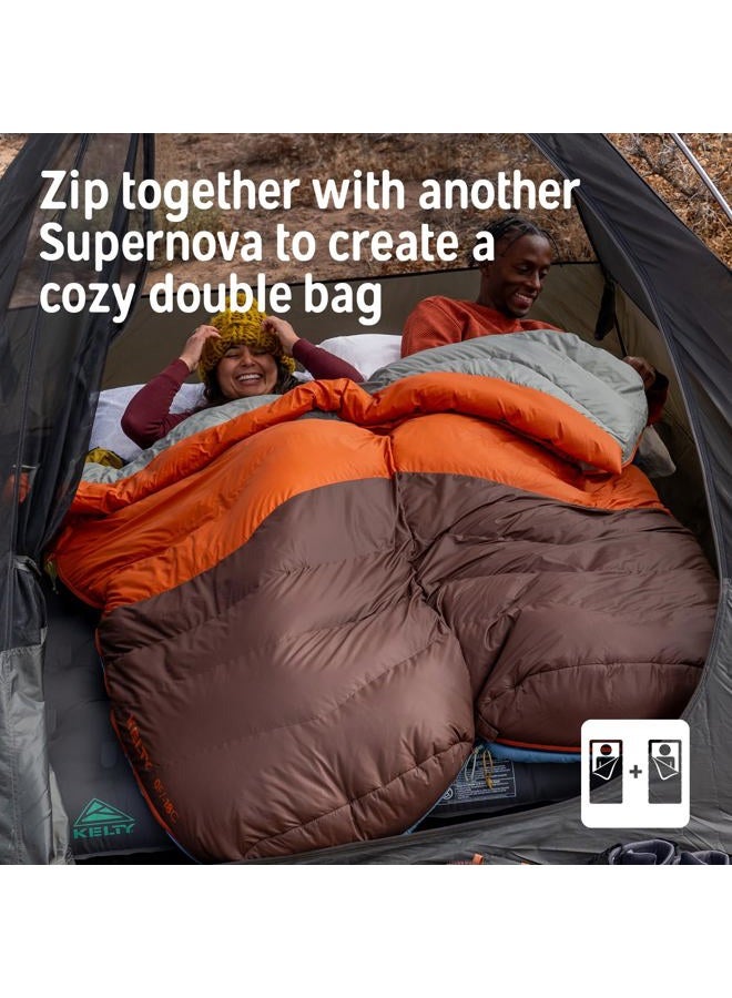 Kelty Supernova 20 Degree Down Sleeping Bag, Compact + Lightweight, Roomy Shape for All Body Types and Sleep Positions, Recycled Shell Fabrics, 2024 (Regular) - Image 4