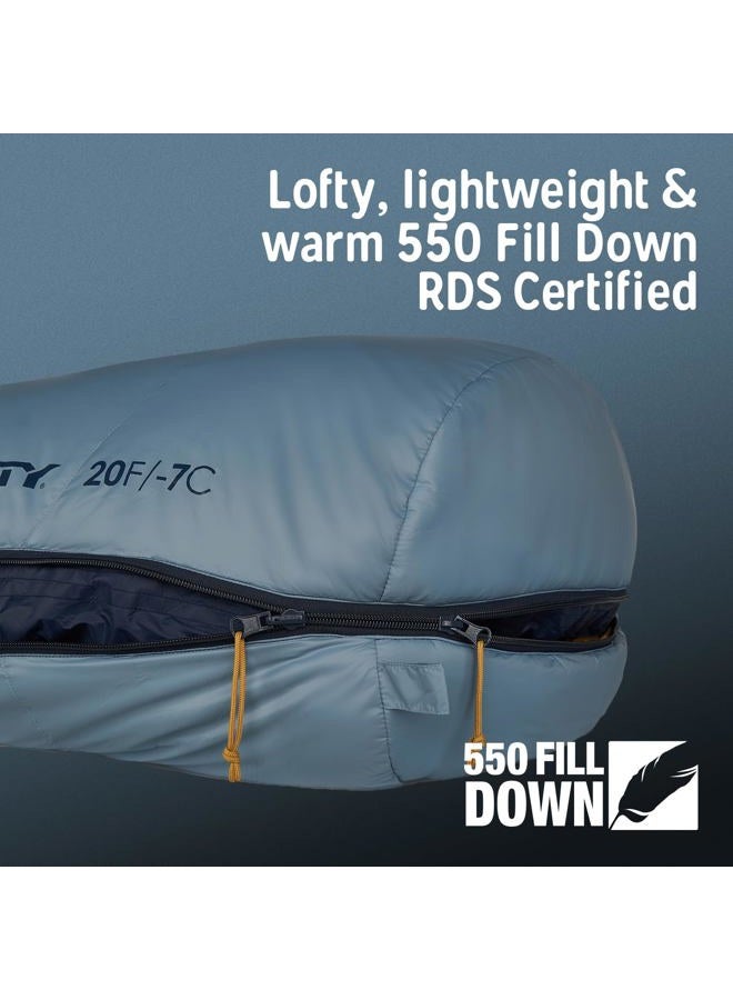 Kelty Supernova 20 Degree Down Sleeping Bag, Compact + Lightweight, Roomy Shape for All Body Types and Sleep Positions, Recycled Shell Fabrics, 2024 (Regular) - Image 3
