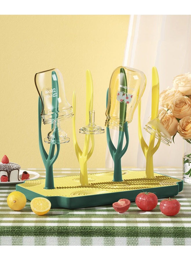 ZCM-HAPPY - Baby Bottle Drying Rack With High-quality PP Material, Non-toxic, and BPA-free - Image 1