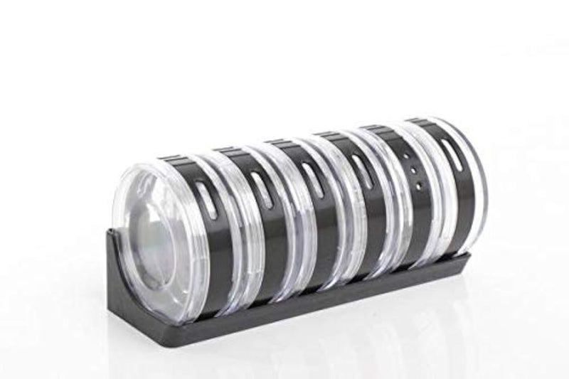 Genaric Cellandra Modern Silver Metal Tiered Countertop Spice Rack for Kitchen Organization