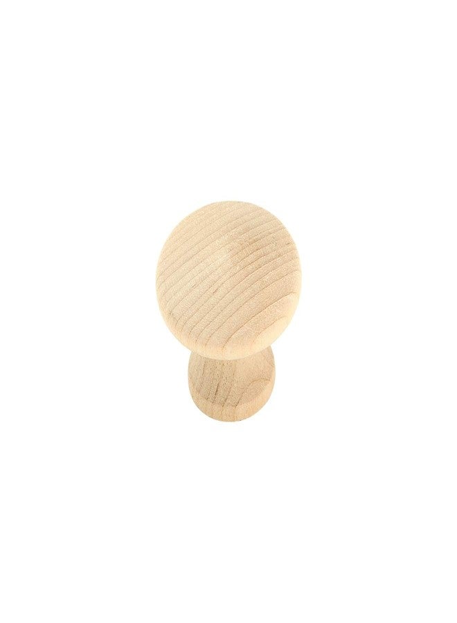 Amerock Corp Amerock BP811WD Allison Value 1-1/4 in (32 mm) Diameter Unfinished Cabinet Knob, 1-1/4-Inch, 2 Count - Image 1