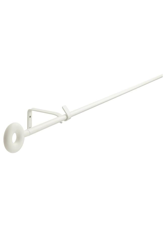 erorex Curtain rod set, white, 140 cm  - Image 1