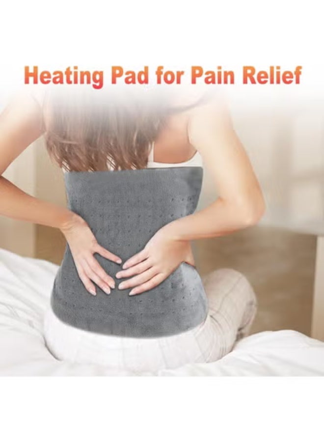 XL Heating Pad – 12” x 24” Large Electric Heat Pad for Back, Neck & Shoulder, 10 Heat Settings, Machine Washable, Pain & Menstrual Cramp Relief - Image 2