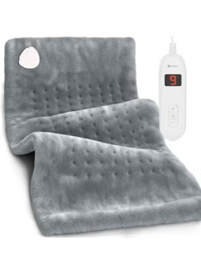 XL Heating Pad – 12” x 24” Large Electric Heat Pad for Back, Neck & Shoulder, 10 Heat Settings, Machine Washable, Pain & Menstrual Cramp Relief - Image 1