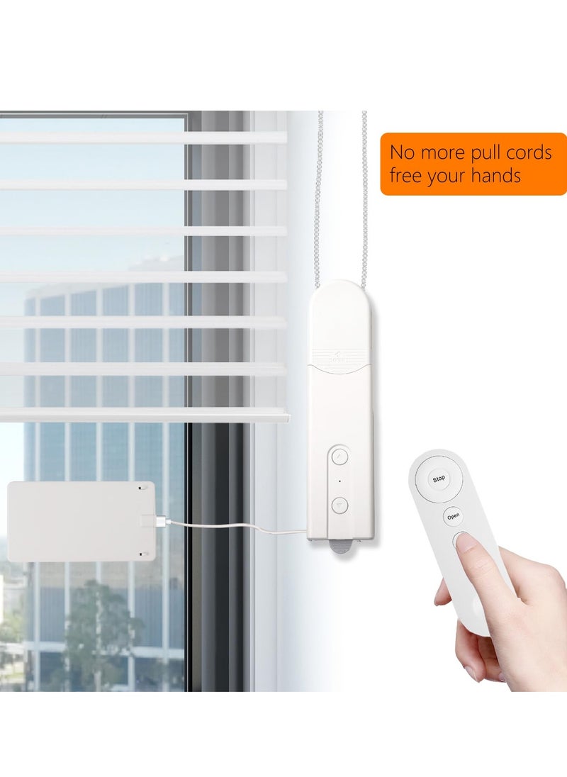 Excefore - Smart Chain Blinds Motor, Electric Roller Blind Driver - Smart Electric Blinds with Bluetooth Remote Control, Solar Powered, Add Hub to Make it Compatible with Alexa & Google Home - Image 1