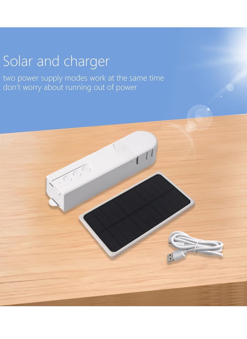 Excefore - Smart Chain Blinds Motor, Electric Roller Blind Driver - Smart Electric Blinds with Bluetooth Remote Control, Solar Powered, Add Hub to Make it Compatible with Alexa & Google Home - Image 1