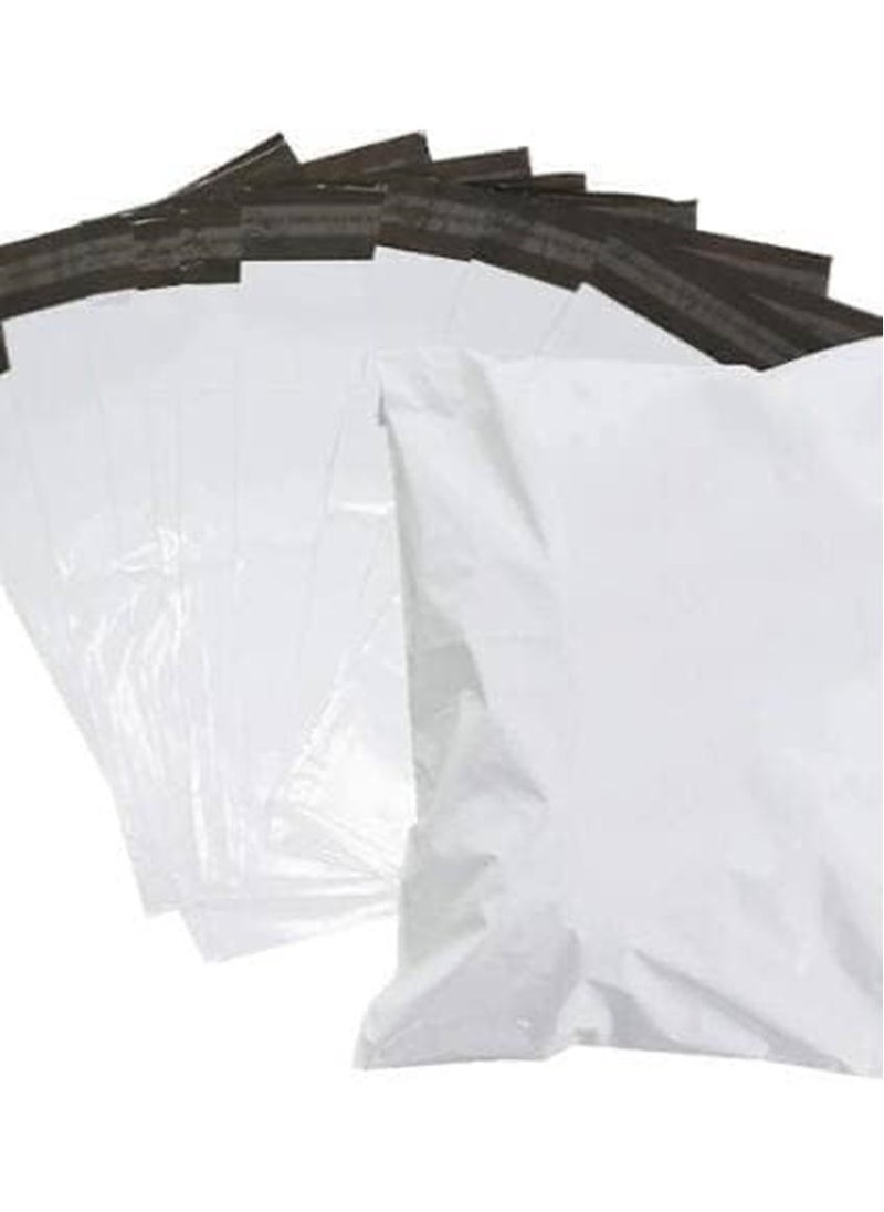 MARKQ White Poly Mailers Bag, 32 x 45 cm Adhesive Self-seal Shipping Bags, 100 Pack Envelopes for Packaging Delivery Posting Parcel Postals Clothes  - Image 2