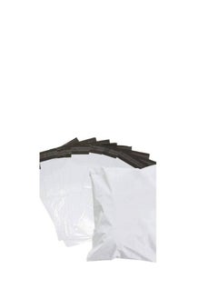 MARKQ White Poly Mailers Bag, 32 x 45 cm Adhesive Self-seal Shipping Bags, 100 Pack Envelopes for Packaging Delivery Posting Parcel Postals Clothes  - Image 1