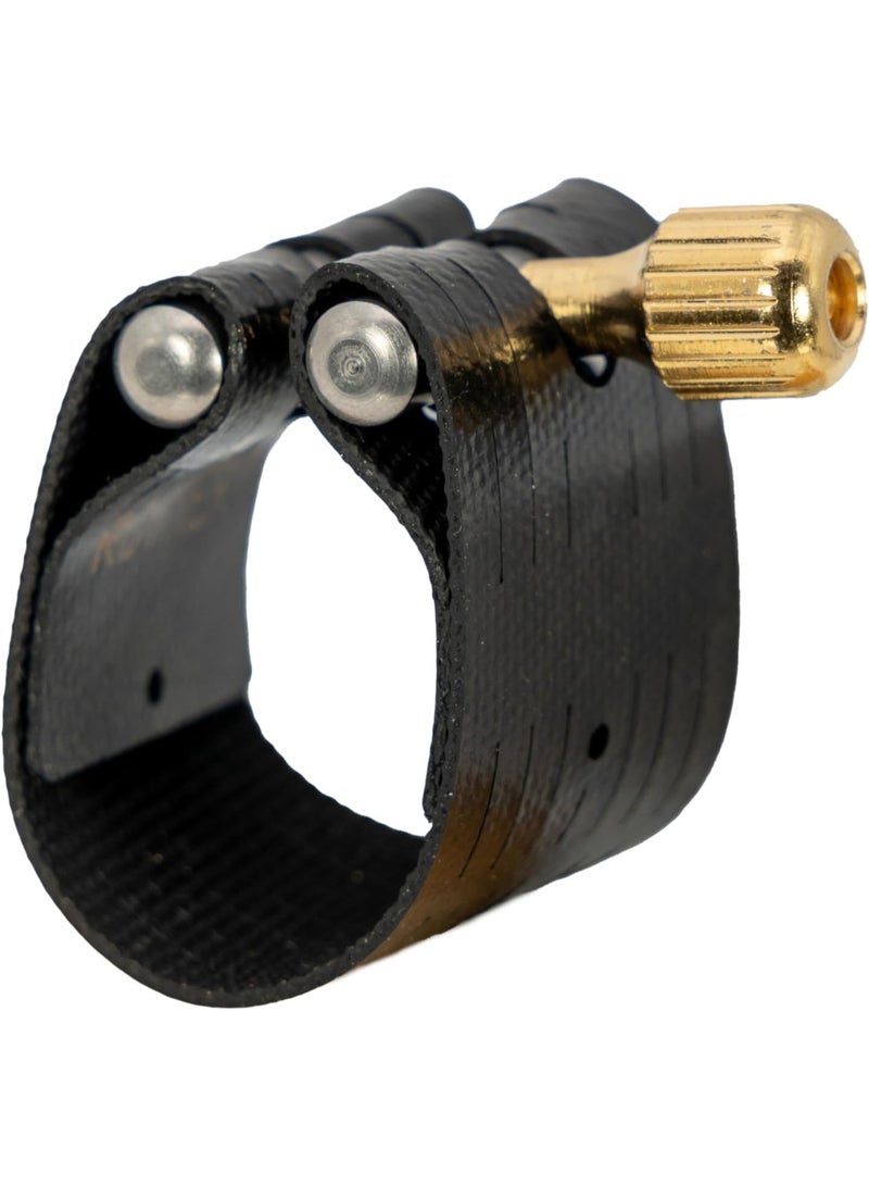 Rovner Rovner Ligature & Plastic Cap for Baritone Saxophone - Dark Ligature for Metal Mouthpiece (3MVL) - Image 1