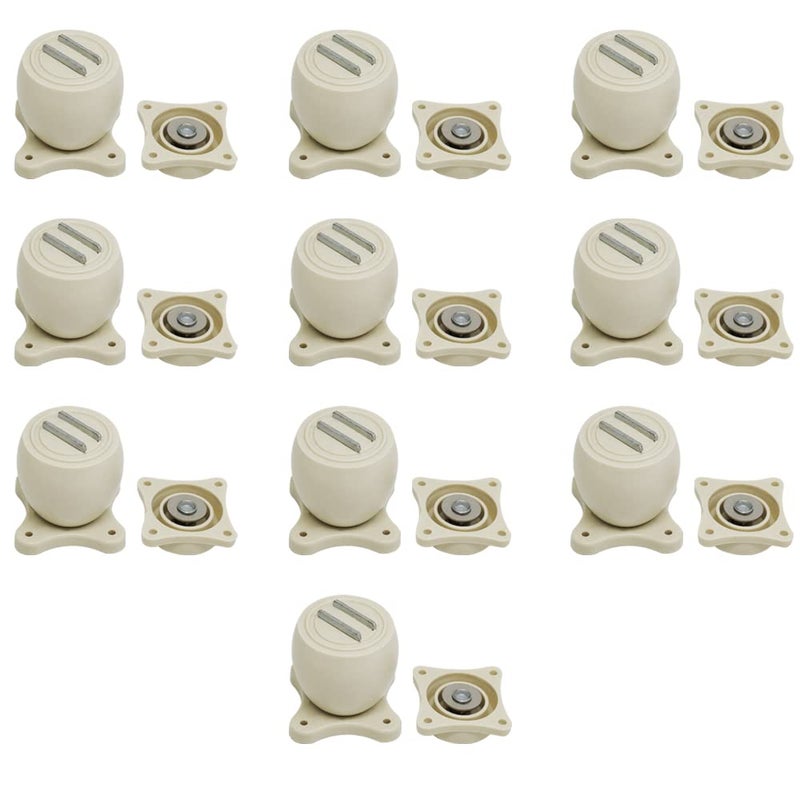 Volo VOLO Plastic Door HolderDoor Catcher Magnet Door Set with Screw Off White Pack of 10  - Image 1