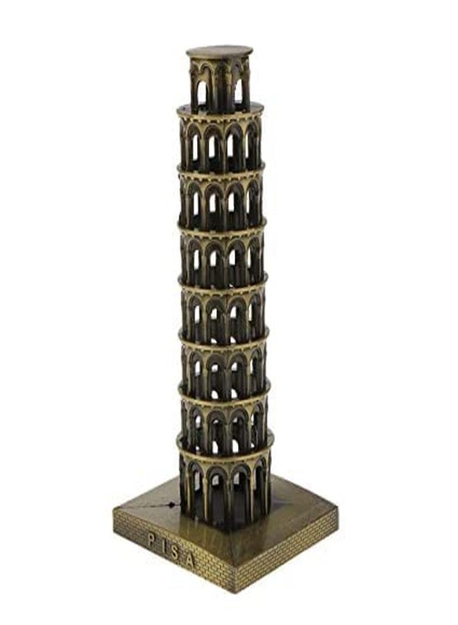 GUNENDRA Crafts Leaning Tower of Pisa Italy Showpiece for Home Decor (6" Inch, Antique Bronze) - Image 5