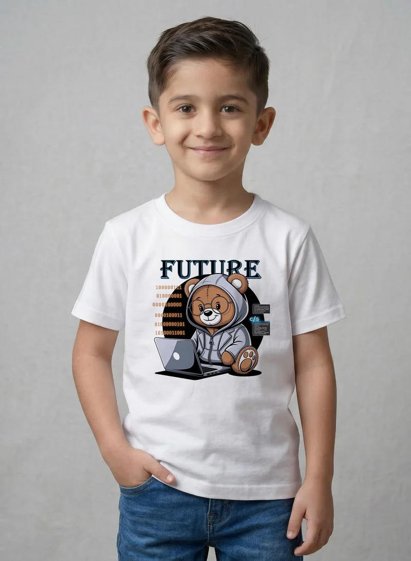Funkaar Funkaar Kids' Aspiring Programmer Cotton T-Shirt
