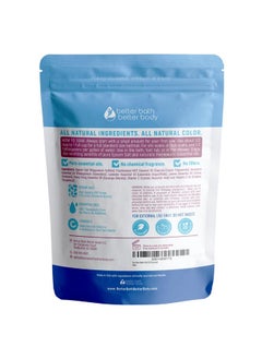 Better Bath Better Body Dry Skin Bath Salt 32 Ounces Epsom Salt With Natural Geranium, Lavender, Ylang Ylang, And Lemon Essential Oils Plus Vitamin C In Bpa Free Pouch With Easy Press-Lock Seal  - Image 1