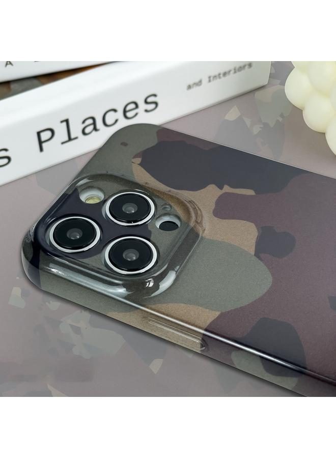 S-TOP Case For iPhone 12 mini Camouflage Pattern Film PC Phone Case - Image 5
