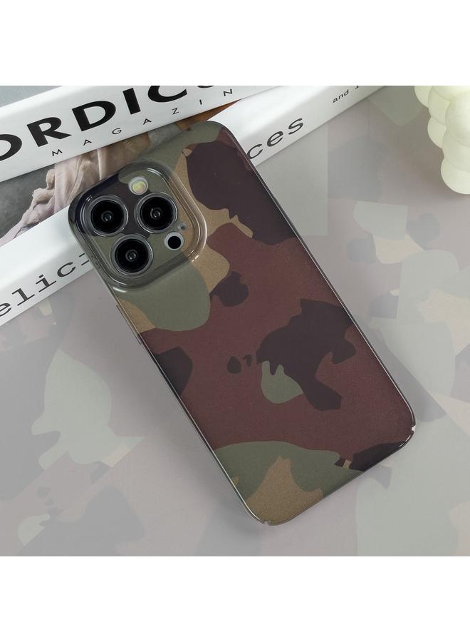 S-TOP Case For iPhone 12 mini Camouflage Pattern Film PC Phone Case - Image 3
