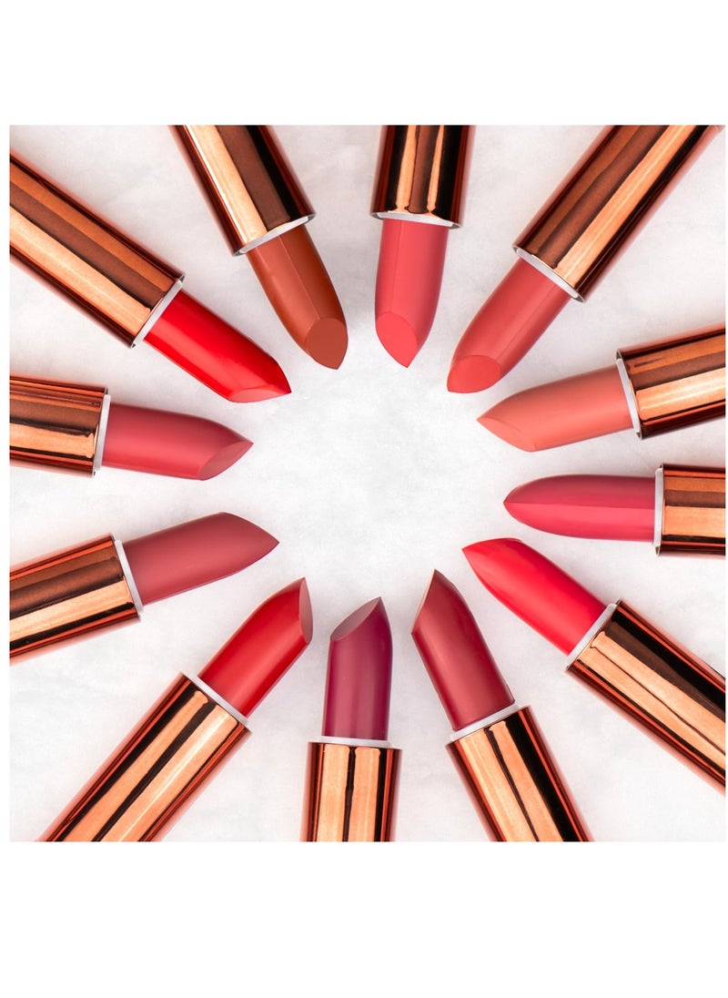 Just Herbs Just Herbs Ultra Matte Bullet Lipstick 4g Peachy Nude  - Image 3