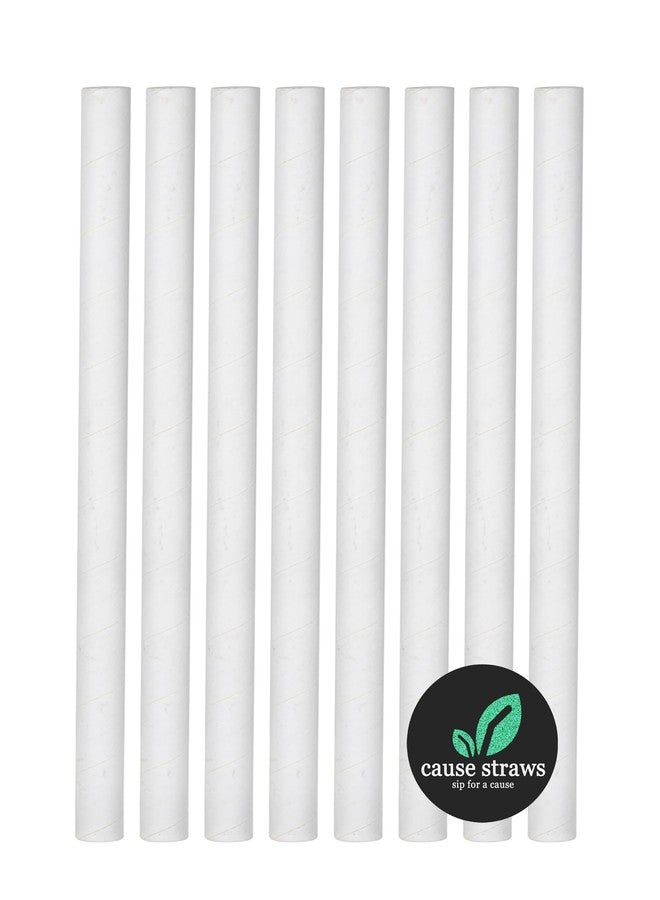Cause Straws (12mm, 50 Straws) | Biodegradable Boba Straws | White Colour | for Thick Shakes and Bubble Tea (Boba Tea) | Direct from Manufacturer - Image 4