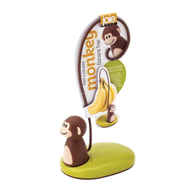 Joie Monkey Banana Tree Holder, Countertop Fruit Hanger with Secure Hook, Bananas Ripen Evenly and Last Longer, Cute Kitchen Gadget - Image 2