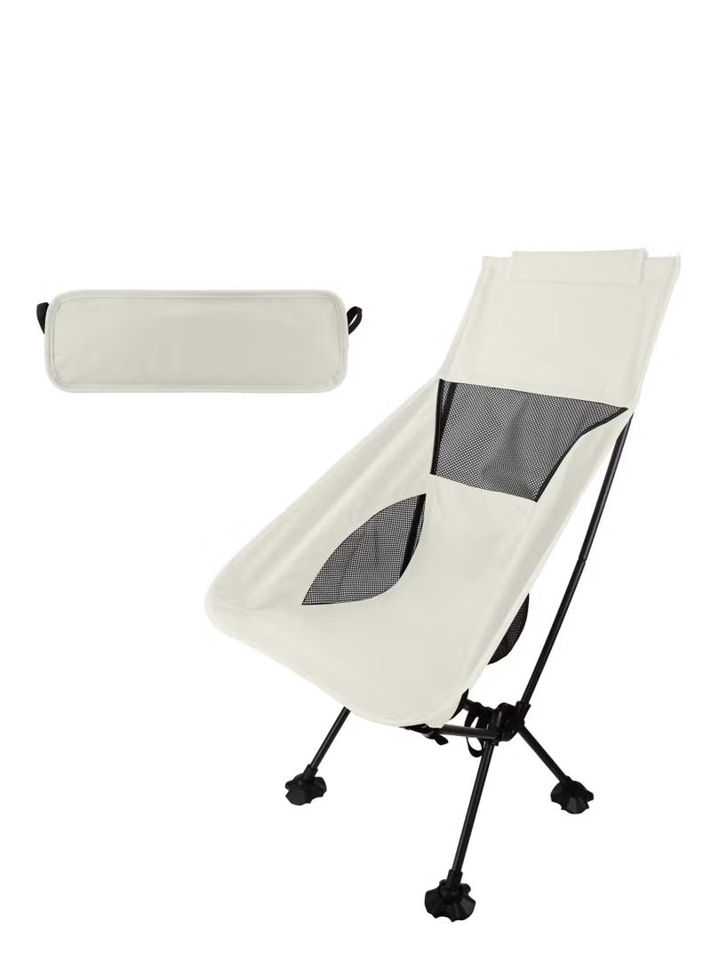 BlueFire Ultralight Folding Camping Chair - Heavy Duty High Back Ergonomic Beach Chair with Breathable Mesh & Carry Bag | Portable Compact for Travel, Fishing, Picnics, BBQs & Backpacking | Supports 280lbs - Image 1