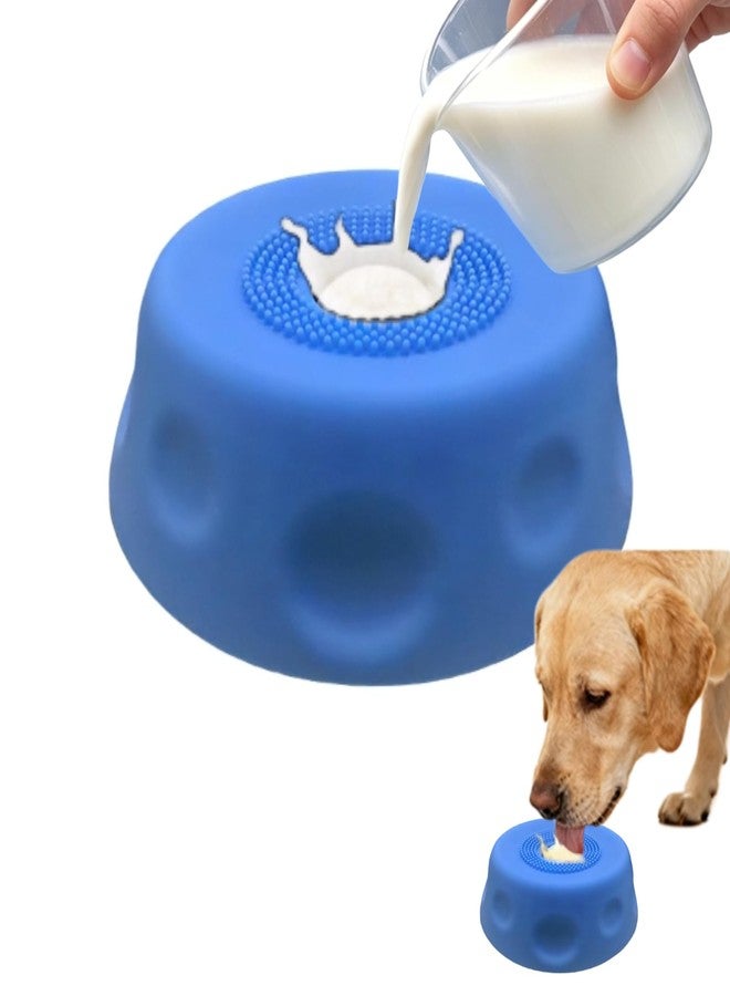 Slow Feed Dog Bowl with Rolling Ball, Non-Slip Licking Bowl for Dogs - Image 1