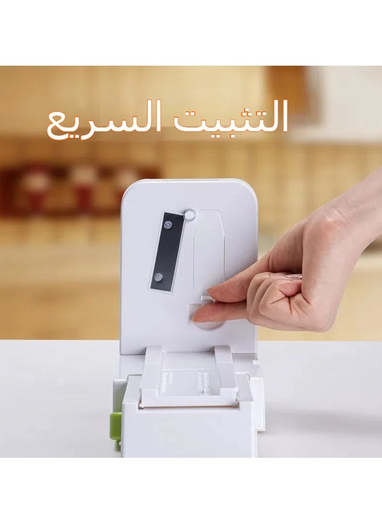 Five-in-one Multi-function Vegetable Cutter Radish and Cucumber Shreds Folding Silk Roller Hand Grater Potato Shredding Shredder