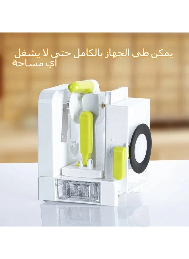 Five-in-one Multi-function Vegetable Cutter Radish and Cucumber Shreds Folding Silk Roller Hand Grater Potato Shredding Shredder