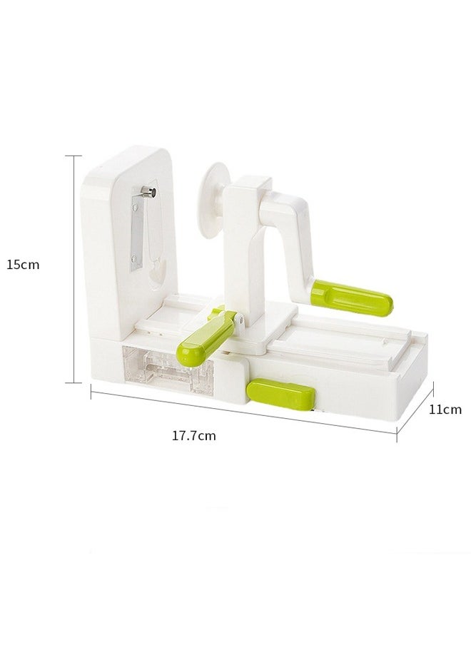 Five-in-one Multi-function Vegetable Cutter Radish and Cucumber Shreds Folding Silk Roller Hand Grater Potato Shredding Shredder