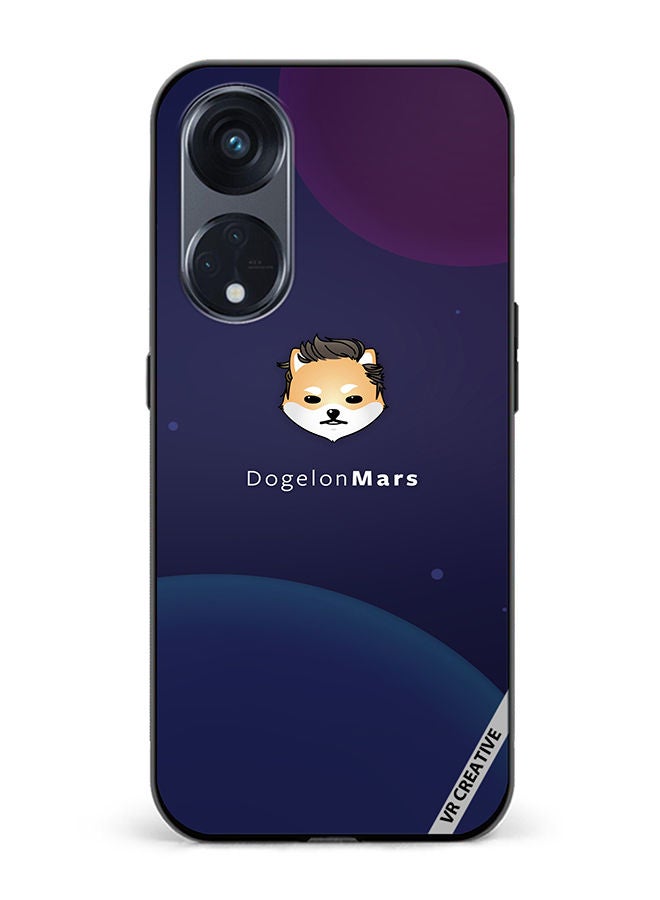 VR CREATIVE Protective Case Cover For Oppo Reno8 T 5G Dogeleon Mars Design Multicolour - Image 1