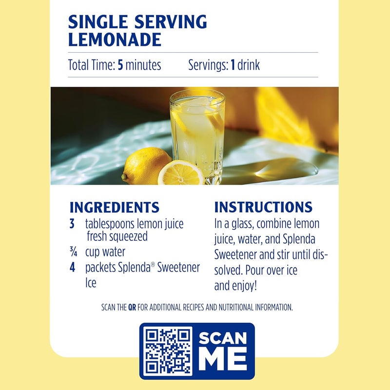 SPLENDA Zero Calorie Sweetener, 200 Single-Serve Packets - Sugar Free and Low Carb - Image 5