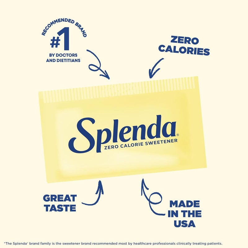 SPLENDA Zero Calorie Sweetener, 200 Single-Serve Packets - Sugar Free and Low Carb - Image 4