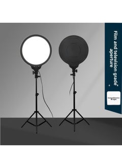 General LED Panel Light Full Screen Photography Light Fill Light No Shadow Professional Live Light CE FCC Net Red Light Full Screen-Light Source Color:10 Inch Round USB  - Image 4