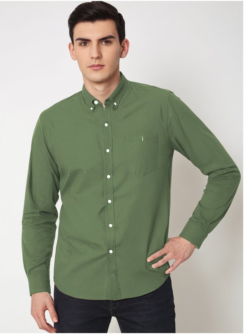CALZADO GR1054 CALZADO OXFORD SHIRT FULL SLEEVES  FOR FORMAL AND CASUAL HIGHT QUALITY 