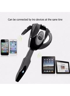 Bukela Headset, V5.0 Single Ear Bluetooth Headset with Noise Canceling Mic, Ultralight Rechargeable Cell Phone Earpiece Hands for Business Office Driving Sporting  - Image 3